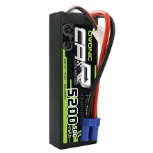 

Ovonic 2S Lipo Battery 7.4V 5200mAh 50C HardCase Battery with EC5 Plug for ARRMA 1/10 RC Vehicles Car Buggy Truggy