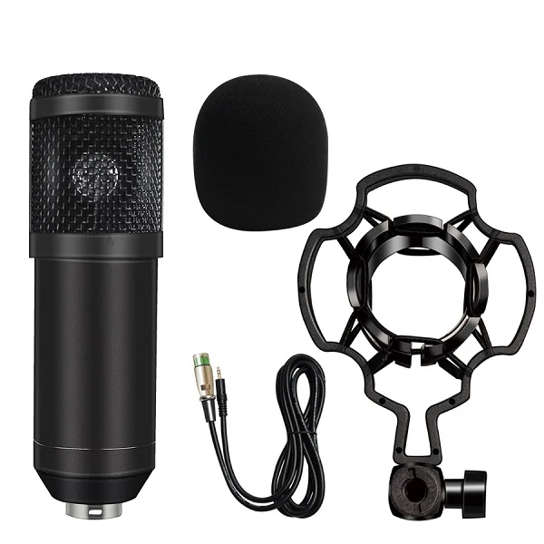 de 800mm, 3.5mm, karaokê, microfone para gravação,