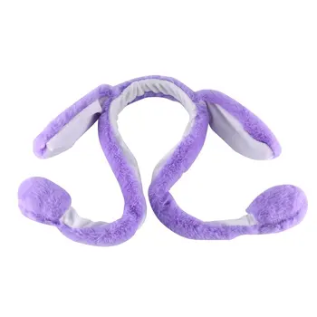 

Cute Rabbit Ear Hat Airbag Magnet Cap Toys Magnet Cap Plush Gift Record Video Dance Toy for Children