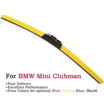 

HESITE Colorful Hybrid Wiper Blades For BMW MINI Cooper Clubman F54 F55 Accessories 2Pcs Red Blue Yellow Black Frameless Wipers