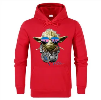 

Men Hoodies The Darth King Yoda DJ Long Sleeve Fashion Hoodie Men Jacket Coat Brand Sweatshirt Casual Hoody XS-4XL