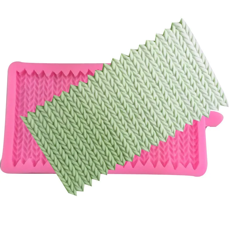 Wool knitting knitting cake mould flanging sugar rim silicone mold