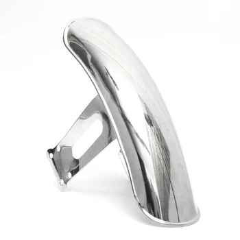 

New 14cm Metal Plated Motorcycle Rear Mudguard Guard Front Mud Sand Guard Motorbike Wheel Cover For CG125 Black Silver