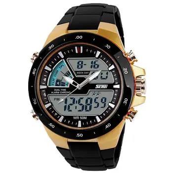 

LinTimes New Men Wristwatches Analog Dispaly Sports Watches with Waterproof Function Male Watches