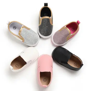 

PUDCOCO Toddler Newborn Baby Booties Girl Crib Pram Shoes Summer Soft PU Shoes Prewalker 0-18M