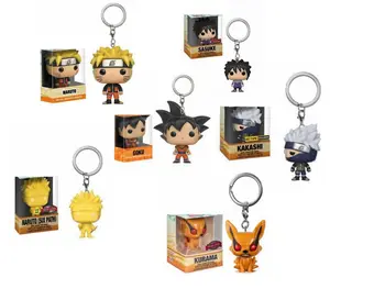 Funko нарупальцы, Какаши, Саске, Курама, аниме, фигурки героев, 6 дорожек, 4 см, брелок, светится в темноте