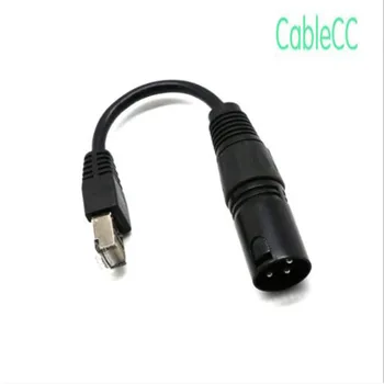 

1pcx15cm XLR 3 Pin Male To RJ45 Male Network Connector Adapter Converter Cable