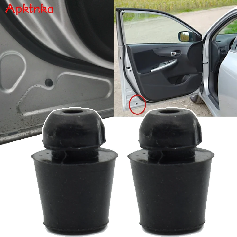 Apktnka X2 Universal Car Door Bumper Dampers Buffer Pad Anti Shock Bump