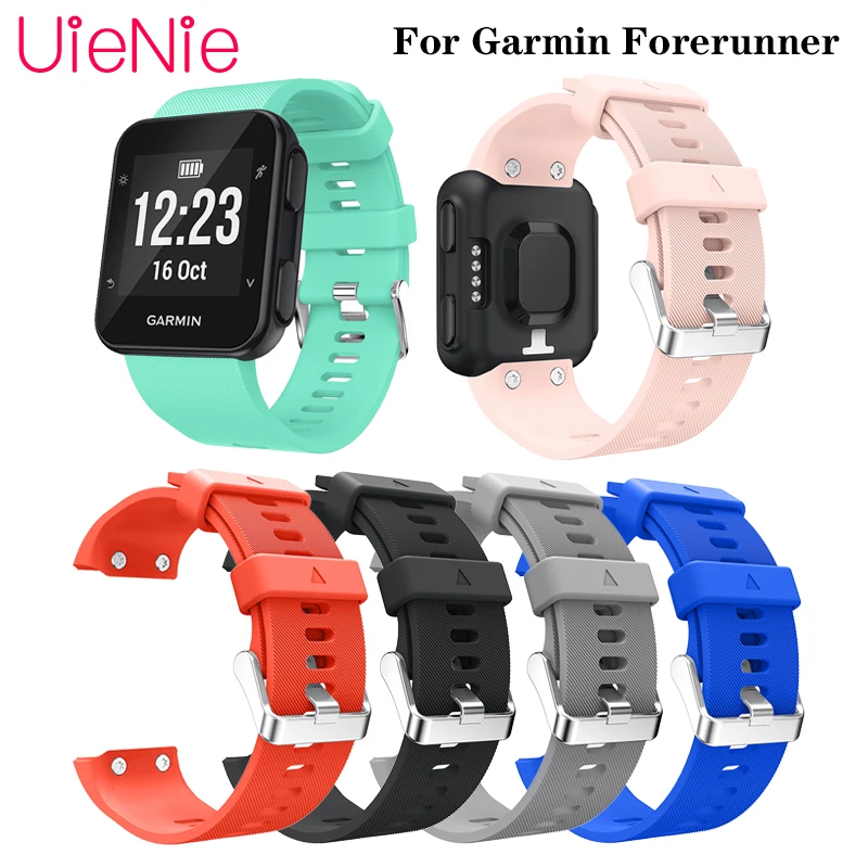 For Garmin forerunner 35 silicone soft strap For Garmin forerunner 35 smart  sports band Silicone Bracelet adjustable Wristband - AliExpress