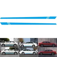 decal body Classic Fashion 220x8cm stripes side style car both body stickers car decal wrap vinyl film carro Wholesale Quick delivery CSV (2)