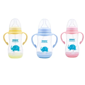 

300ml Milk Outdoor Travel Drinking Bottle Juice Nursing Baby Natural Water Casual Newborn Feeding Bottle