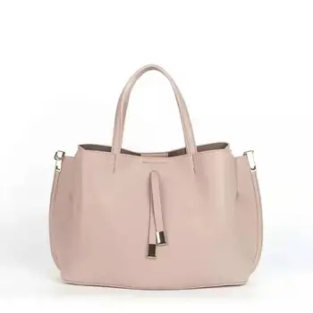 

pu big capacity woman handbag soft leather grace ladies bags ribbons decorative delicate hobos bag for female