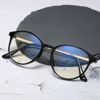 

Men Round Eyeglasses Women Fashion Glasses Frame Zero Diopter Decoration Retro Eyewear Myopia Glasses Frame Fake Glasses