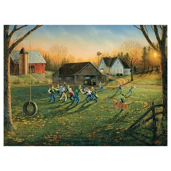 

1000 Piece Jigsaw Puzzles For Adults Kids, Jigsaw Intellectual Educational Game Difficult and Challenge/Rugby Boy