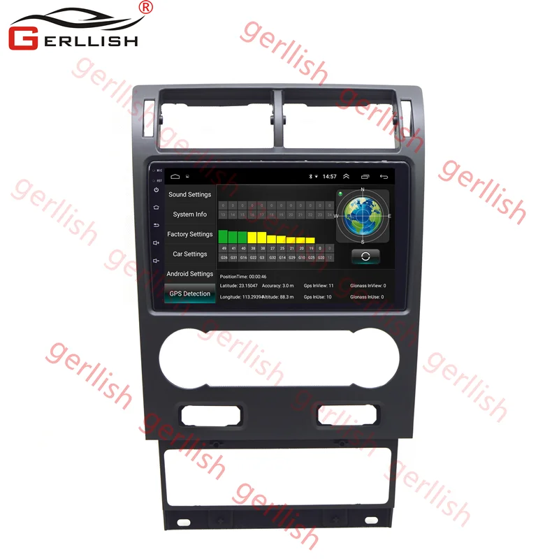 Android car dvd player car gps navigation for ford fusion mondeo 2004 2005 2006 2007 car radio audio stereo