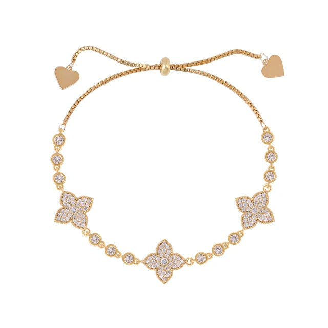 OYB new Korean style four-leaf clover zircon bracelet ladies fashion classic bracelet four-leaf flower jewelry number 7