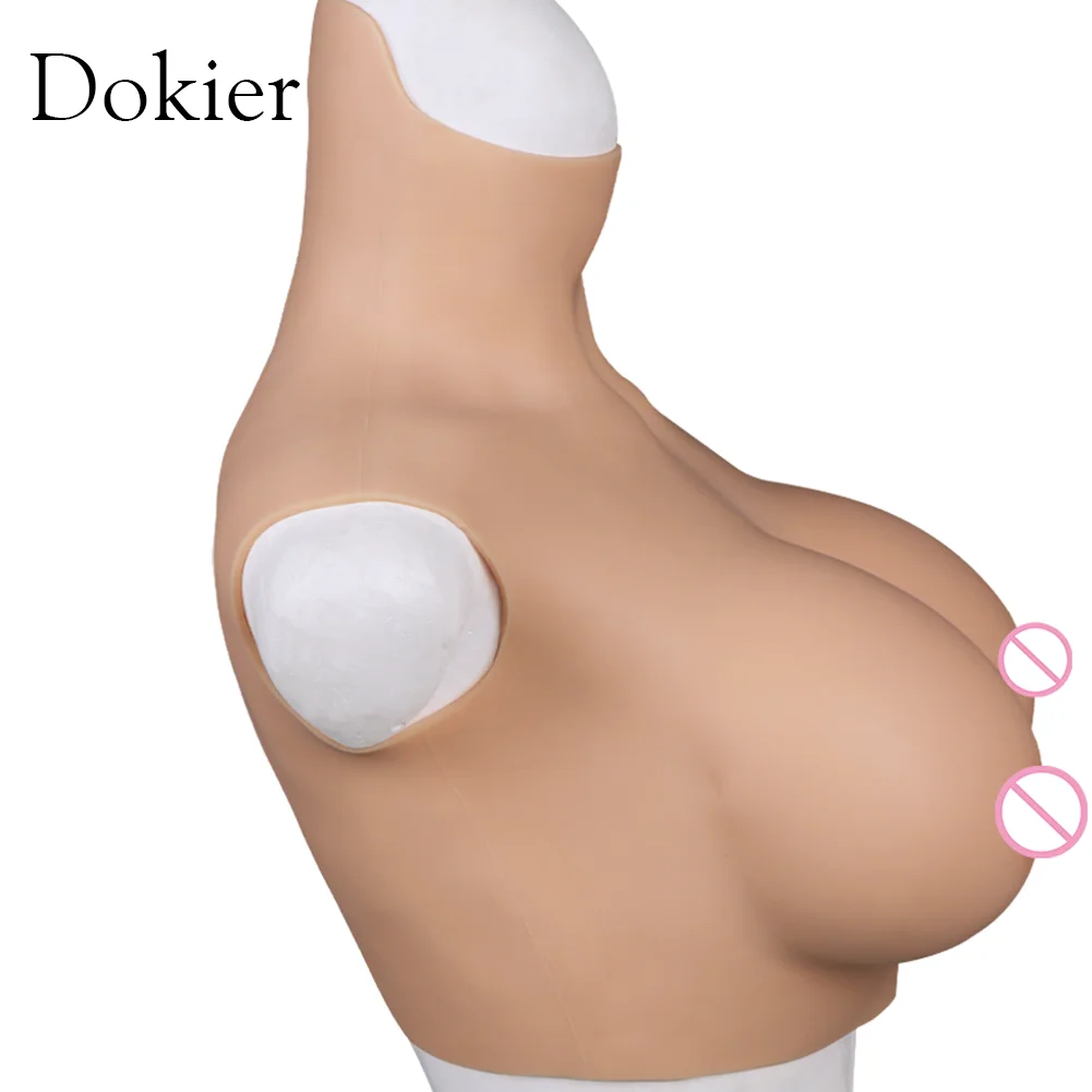 Dokier Silicone Breast Forms Fake Huge Boobs for Mastectomy Crossdresser Transvestite Sissy Drag Queen Cosplay Chest Shemale