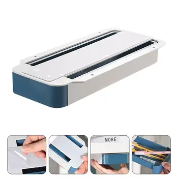 

Simple Creative Pencil Case Stationery Box Under Desk Adhesive Hidden Pen Storage Box Drawer Office School Pen Case Organizer