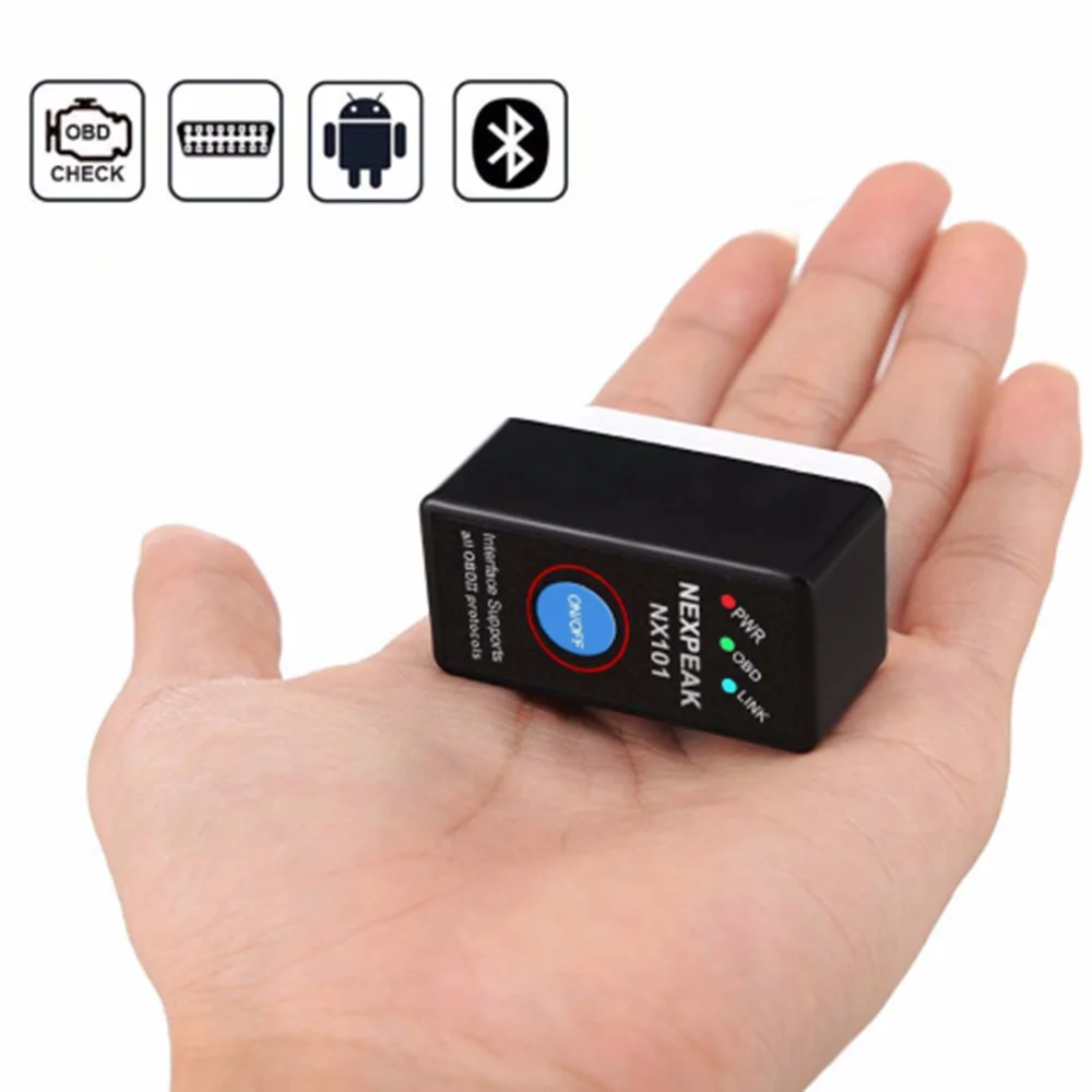 Мини OBD2 Eml327 V1.5 Bluetooth адаптер автомобильный диагностический сканер для Android/PC Автомобильный сканер elm327 Real V1.5