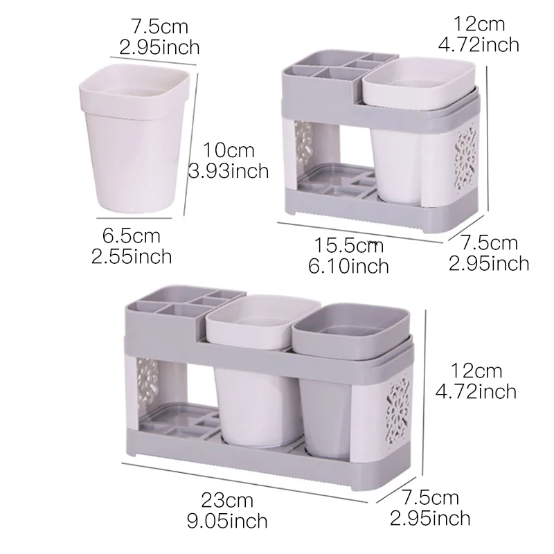 Креативный современный держатель чашки для зубной щетки Зубная паста костюмы зубной щетки мытье чашки набор ванная комната пара рот чашки простой