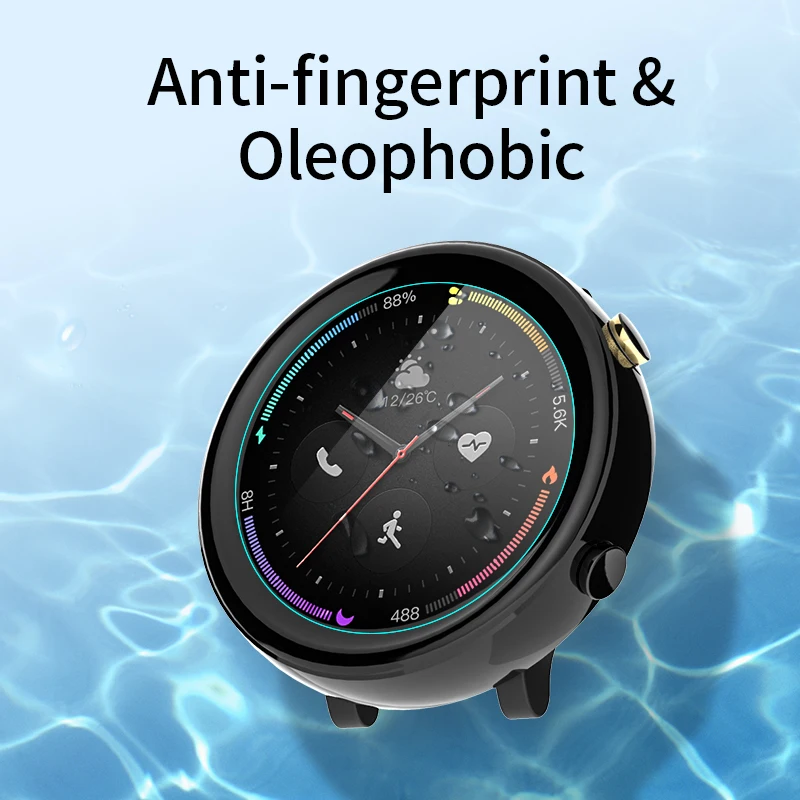 2 шт. Защитные пленки для смарт-часов для Amazfit Nexo аксессуары для пленки huami Smartwatch 2 ЭКГ AC1807 MOSHOU 2 шт. Защитные пленки для смарт-часов для Amazfit Nexo аксессуары для пленки huami Smartwatch 2 ЭКГ AC1807 MOSHOU