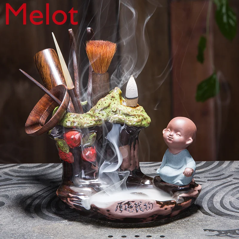 

Tea Ceremony at Home Ebony Tea Pin Tea Spoon Tweezers Tea Clamp Set Zero Combination Kung Fu Tea Utensils