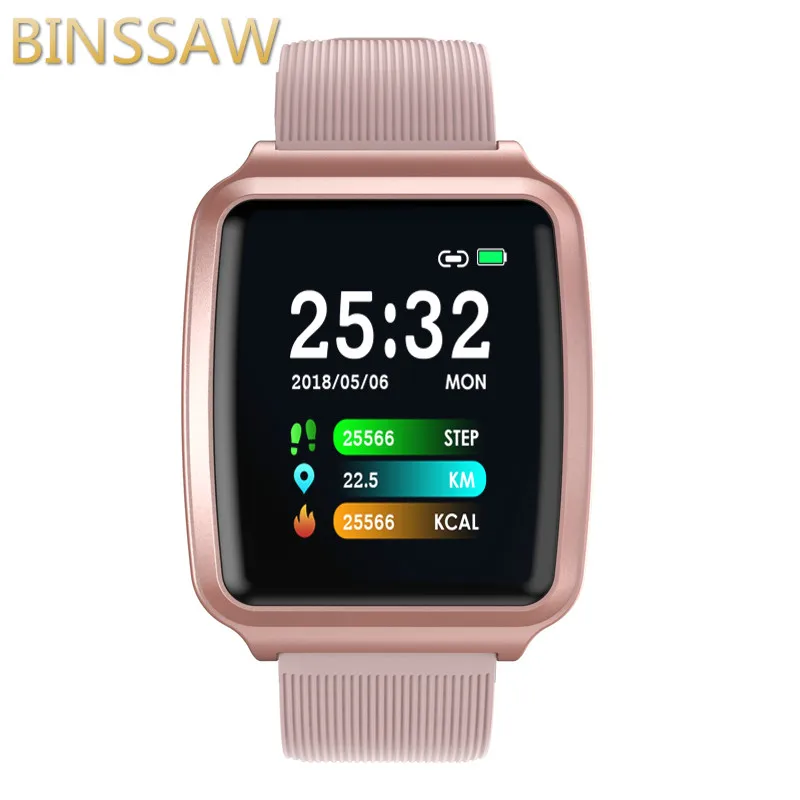 Smart Watch BINSSAW Bluetooth Sport IP67 Waterproof Blood pressure Oxygen Heart Rate Fitness Tracker SmartWatch For Android IOS