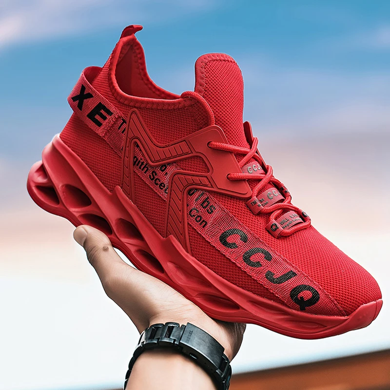 Breathable Running Shoes 46 Light Men's Shoes 45 New Sports Shoes Large Size Sneakers Fashion Outdoor Jogging Casual Shoes