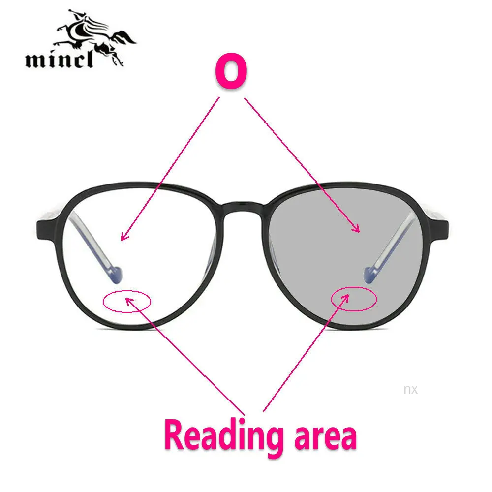 Многофокальные очки для чтения, прогрессивный двойной светильник, фотохромные очки для дальнозоркости, для мужчин и женщин, близкий к дальнему взгляду диоптрий NX