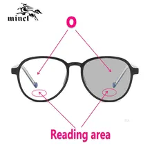 Многофокальные очки для чтения, прогрессивный двойной светильник, фотохромные очки для дальнозоркости, для мужчин и женщин, близкий к дальнему взгляду диоптрий NX