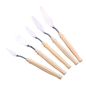 

1Pc Oil Painting Palette Knife Stainless Steel Scraper Spatula Art Supplies for Artist Students Fine Arts Painting Tool Set