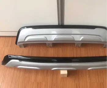

ABS Front & Rear Bumper Lip Diffuser Protector Guard Skid Plate Cover For Toyota Fortuner 2016 2017 2018 2019 Year