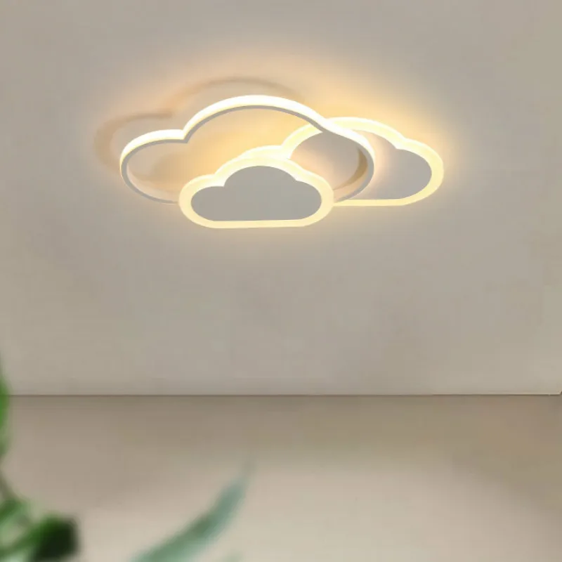 

Creative Cloud Children's Room Ceiling Lamp Modern Led Girl's Room Decoration Light Geometry Home Decor Bedroom Ceiling Lights