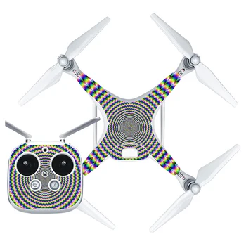 

Gorgeous Pattern Style Vinyl Skin Sticker for DJI Phantom 4 Drone And Remote Controller 0204