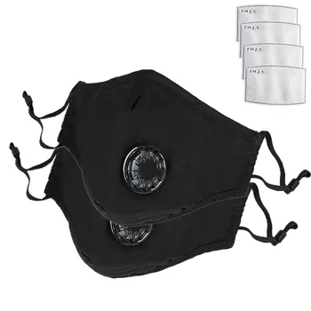 

Reusable Cotton Mask Breathable Safety Air Fog Respirator Face Mouth Mask Mascarillas PM2.5 Gasket Filters Masque De Protection