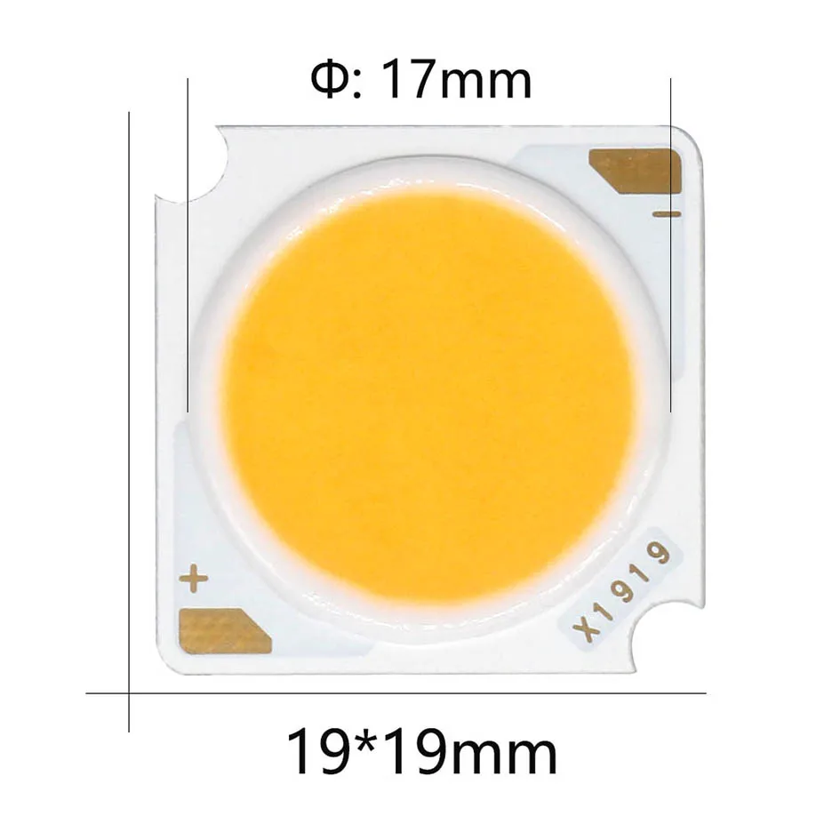 10 stücke 50 watt LED COB Bridgelux Kristall Chip 18x35Mil 19mm 1500mA CRI90 Taschenlampe Glühbirne licht Lampe Scheinwerfer Unten Licht Lampen – Detail 1