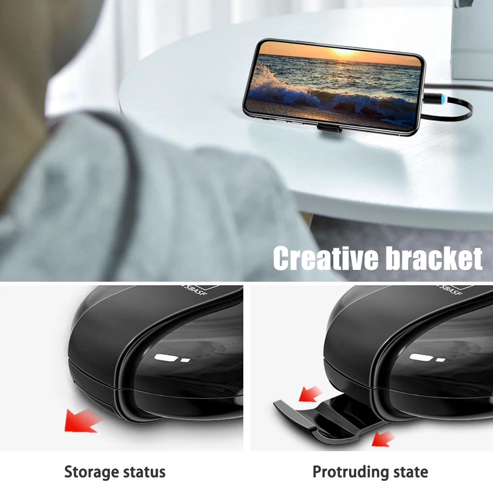 Connector Android Mobile Phone Universal Retractable Triple Micro USB ABS Data Cable 3 In 1 Charger Type C Power