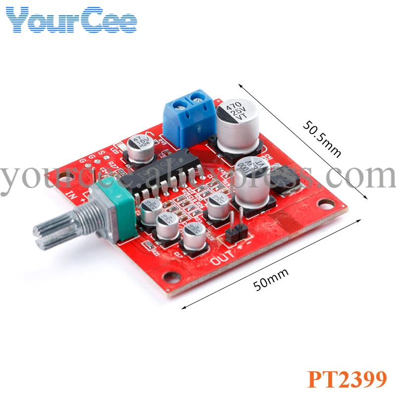 PT2399 Microphone Reverb Plate Reverberation Board No Preamplifier Function  Module DC 6 15V|Integrated Circuits| - AliExpress