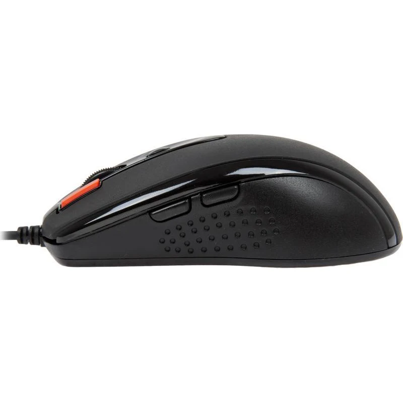 Мышь A4 X-718BK черный оптическая(3200dpi) USB1.1 игровая(6but