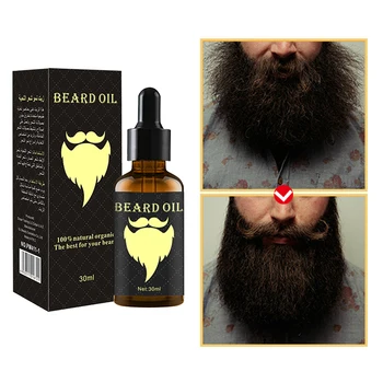 

30ml Natural Beard Growth Oil Natural Beard Essential Oil Beard Wax Balm for Men Beard Hair Grooming Anti-lossing Hair Serum
