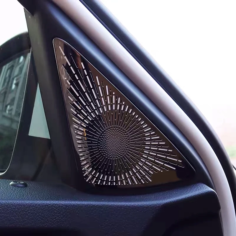 

For Skoda Kodiaq GT 2017 2018 2019 2020 Accessories Stainless Steel Interior Trim Door Audio Speaker Cover Sticker Decoration