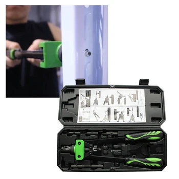 

10pcs/set Boat Building Manual Riveter Hand Tool Threaded Nut Double Handle Household Heavy Duty Ergonomic Design Professional