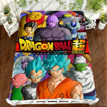 

Dragon Ball Z Anime Printing Bedding Set Sheet Vegeta Son Goku DRAGON BALL Z Zetto Children Room custom Bed Sheet Bedding Set