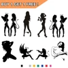 BUY 1 GET 1 FREE! Sexy Girl Angel Devil Car Sticker JAYJOE Decal For Cars Auto Motorcycle Accessories Bumper Window Car Stickers ► Photo 1/6