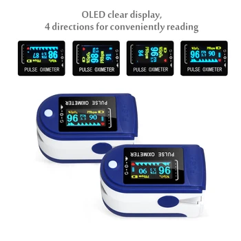 

Fingertip Pulse Oximeter OLED Display Finger Clip Oximetro HRV SpO2 PR PI Respiratory Rate Sleep Monitor for Household Use