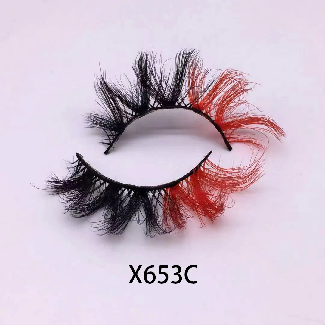AMAOLASH 3d Color False Lashes Natural Long Colorful Eyelashes Dramatic Makeup Fake Lash Party Colored For Cosplay Halloween -Outlet Maid Outfit Store H864b5a6372c54bffb0010dc9038041f4a.jpg