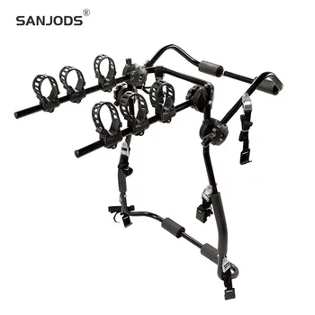 

SANJODS Roof Rack For Car Robust Trunk Bike Rack Securely Holds Bikes Easy To Use And Folds For Compact Storage For 3 Bikes