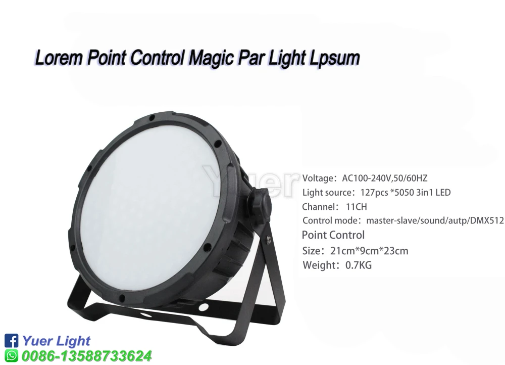 Светодиодный точечный контроль магический Par свет 127 шт. 5050 RGB 3в1 светодиодный Par свет DMX512 профессиональный светодиодный прожектор DJ диско сторонний проектор