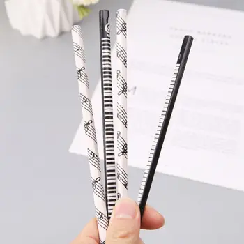 

4pcs Musical Note Pencil 2B Standard Round Pencil Music Stationery Piano Notes School Student Gift Prize Pencil Promotion Pencil