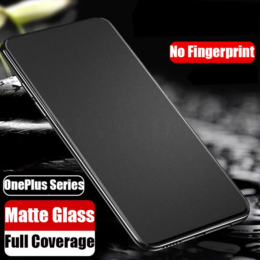 Матовое закаленное стекло без отпечатков пальцев для OnePlus 7 6T 5 5T 7T защита экрана